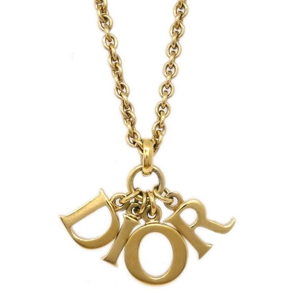 Christian Dior Necklace Pendant Gold 162409 - Picture 1 of 4